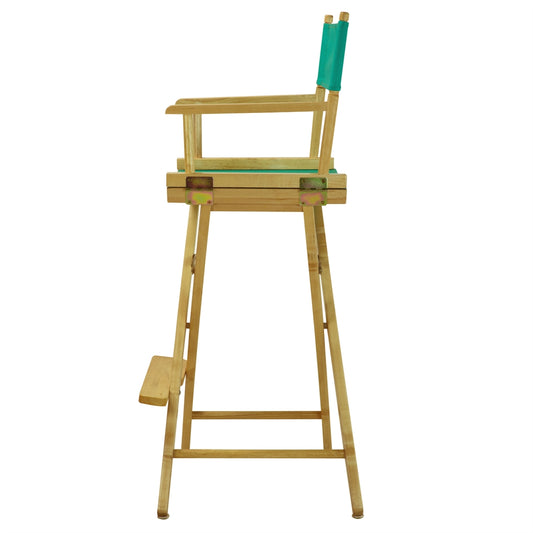 30" Director's Chair Natural Frame-Teal Canvas