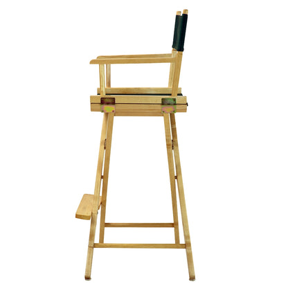 30" Director's Chair Natural Frame-Hunter Green Canvas