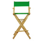 30" Director's Chair Natural Frame-Green Canvas