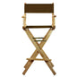 30" Director's Chair Natural Frame-Brown Canvas