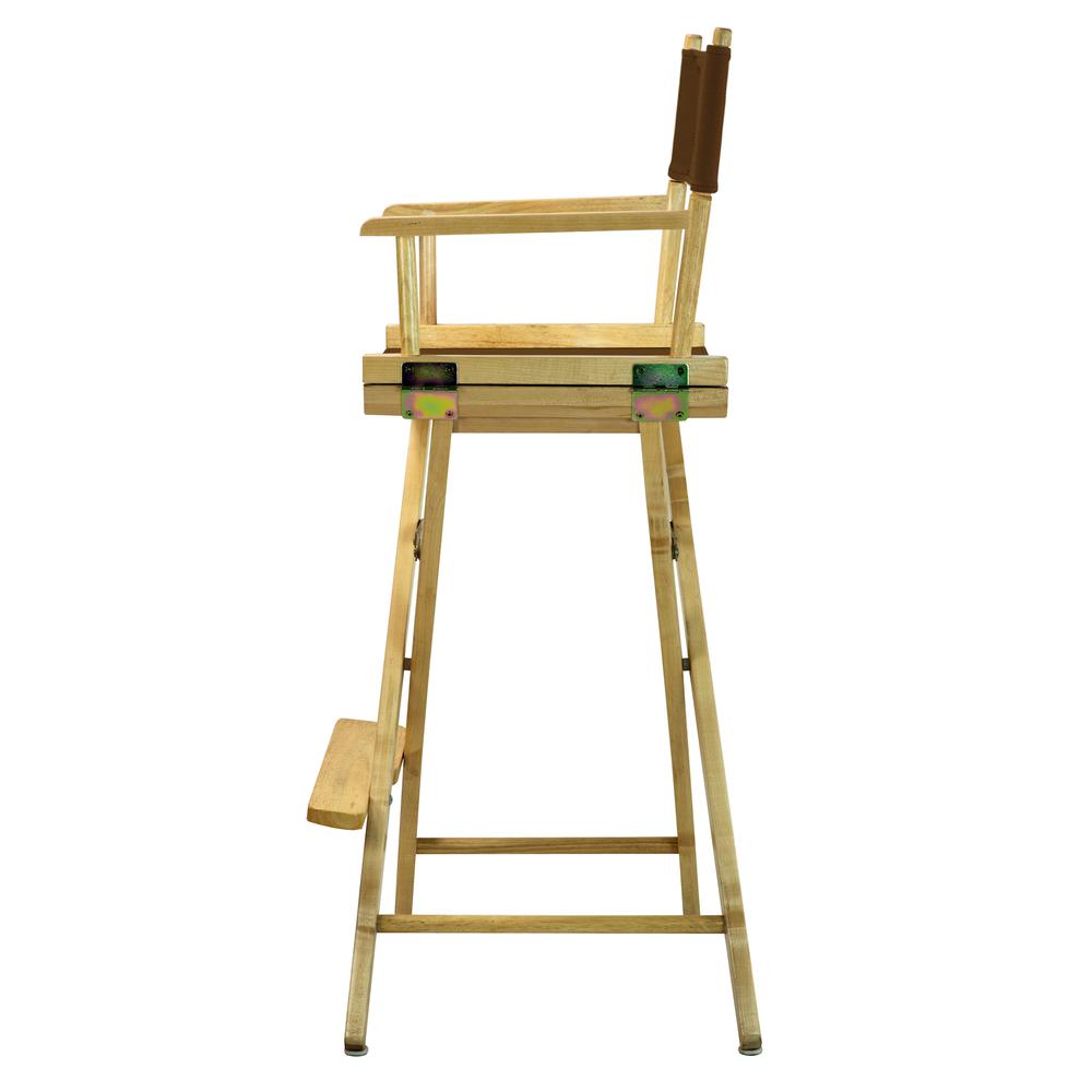 30" Director's Chair Natural Frame-Brown Canvas