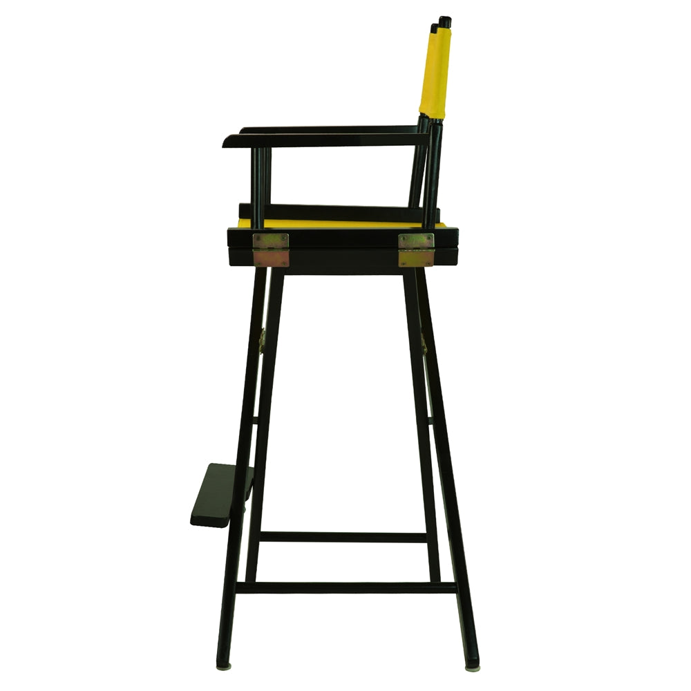 30" Director's Chair Black Frame-Yellow Canvas