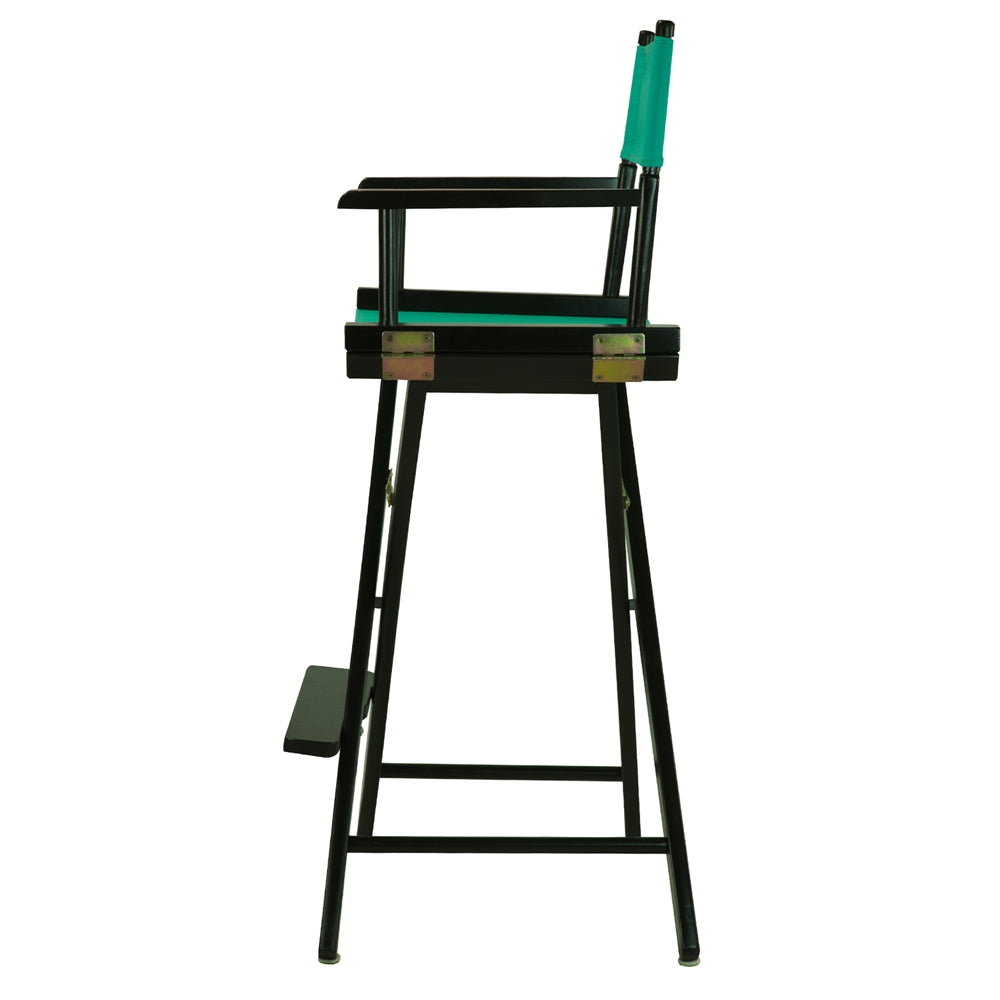 30" Director's Chair Black Frame-Teal Canvas