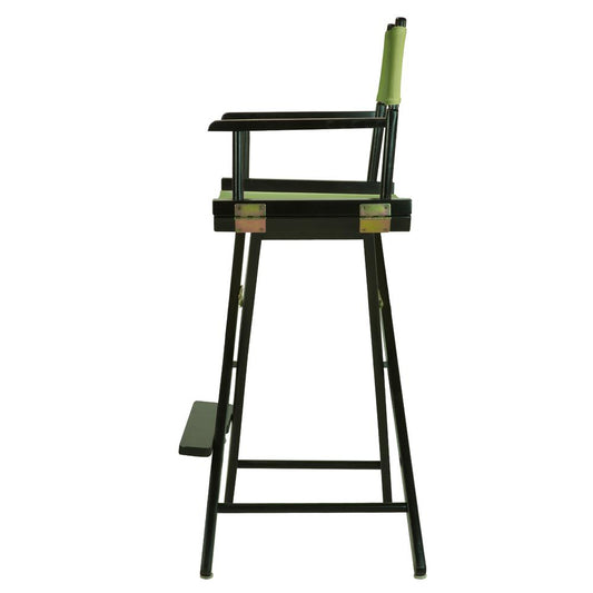 30" Director's Chair Black Frame-Lime Green Canvas