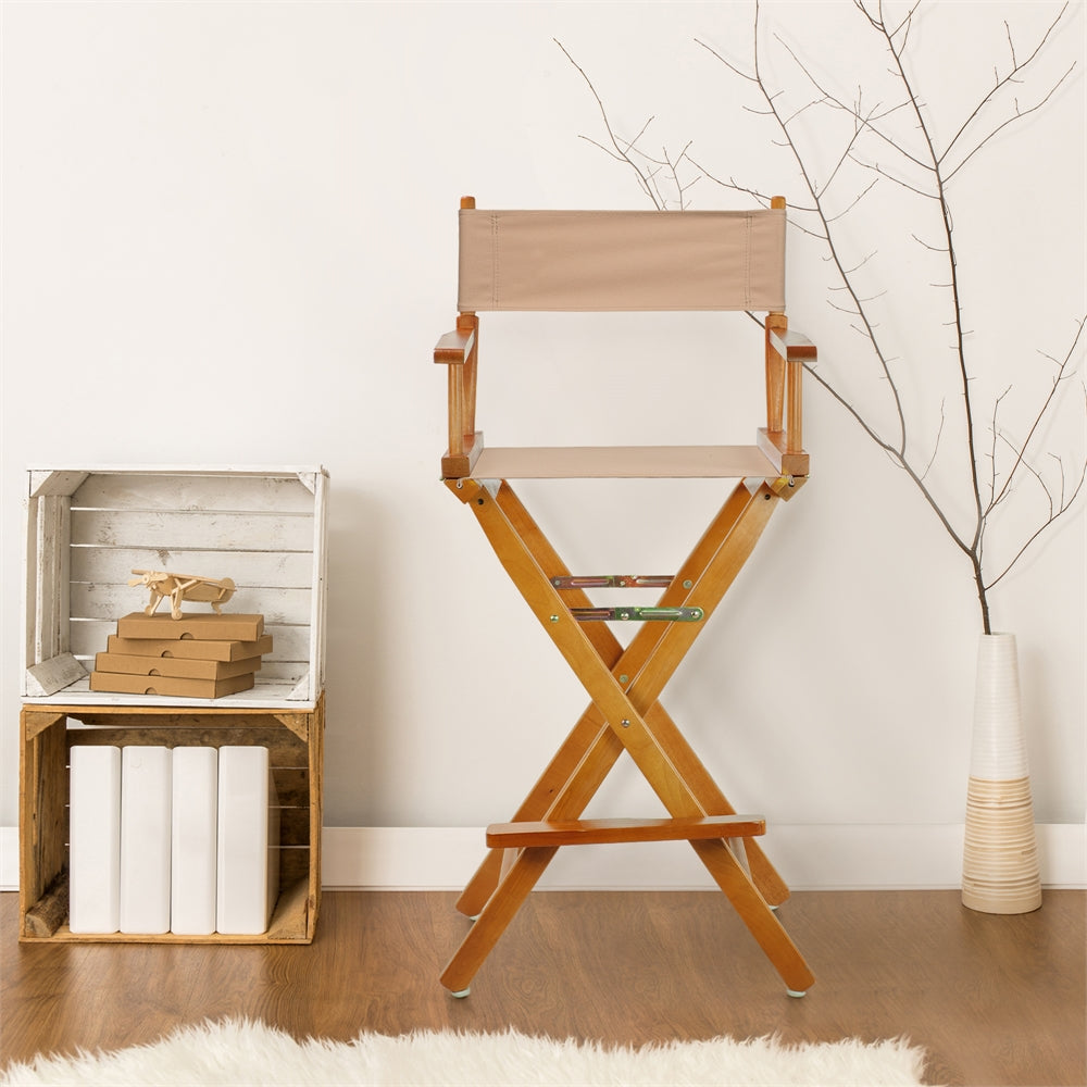 30" Director's Chair Honey Oak Frame-Tan Canvas