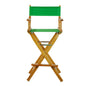 30" Director's Chair Honey Oak Frame-Green Canvas
