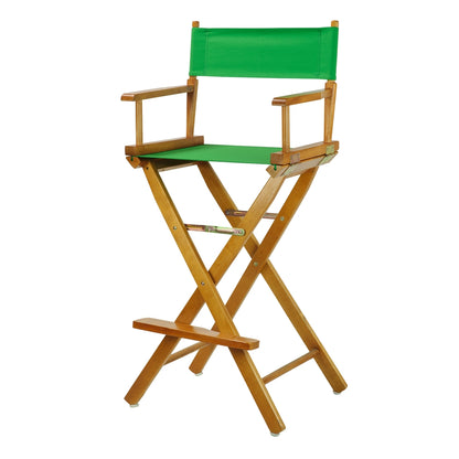 30" Director's Chair Honey Oak Frame-Green Canvas