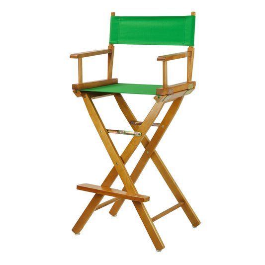 30" Director's Chair Honey Oak Frame-Green Canvas