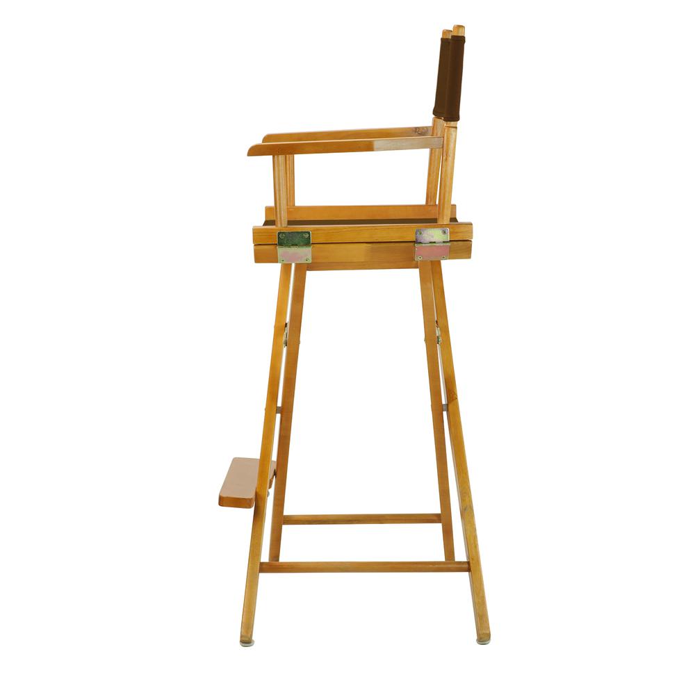 30" Director's Chair Honey Oak Frame-Brown Canvas