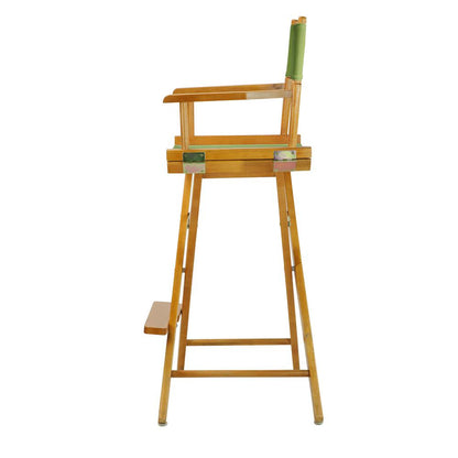 30" Director's Chair Honey Oak Frame-Lime Green Canvas