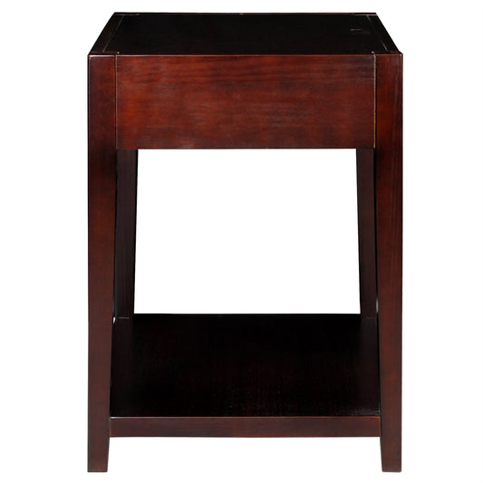Notre Dame Night Stand with Usb Port-Espresso