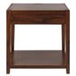 Notre Dame Night Stand with USB Port-Warm Brown