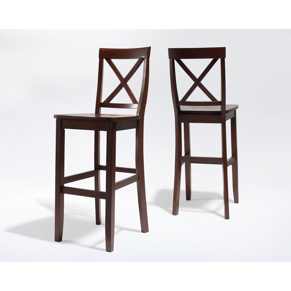 X-Back 2-Piece Bar Stool Set - 2 Stools