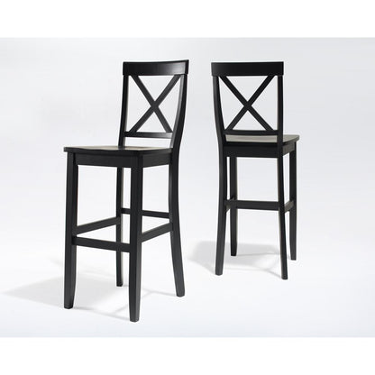 X-Back 2-Piece Bar Stool Set - 2 Stools