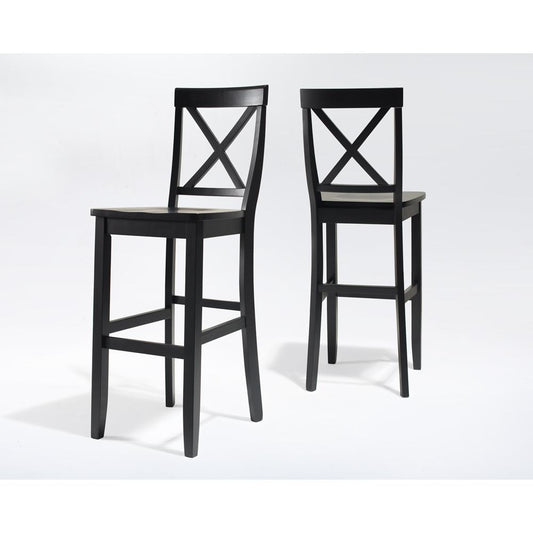X-Back 2-Piece Bar Stool Set - 2 Stools