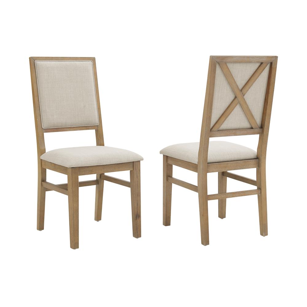 Joanna 2-Piece Upholstered Back Dining Chair Set - 2 Upholstered Chairs