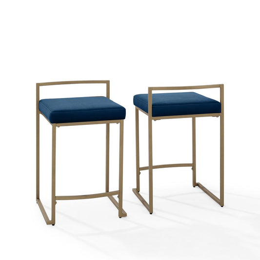 Harlowe 2-Piece Counter Height Bar Stool Set - 2 Stools