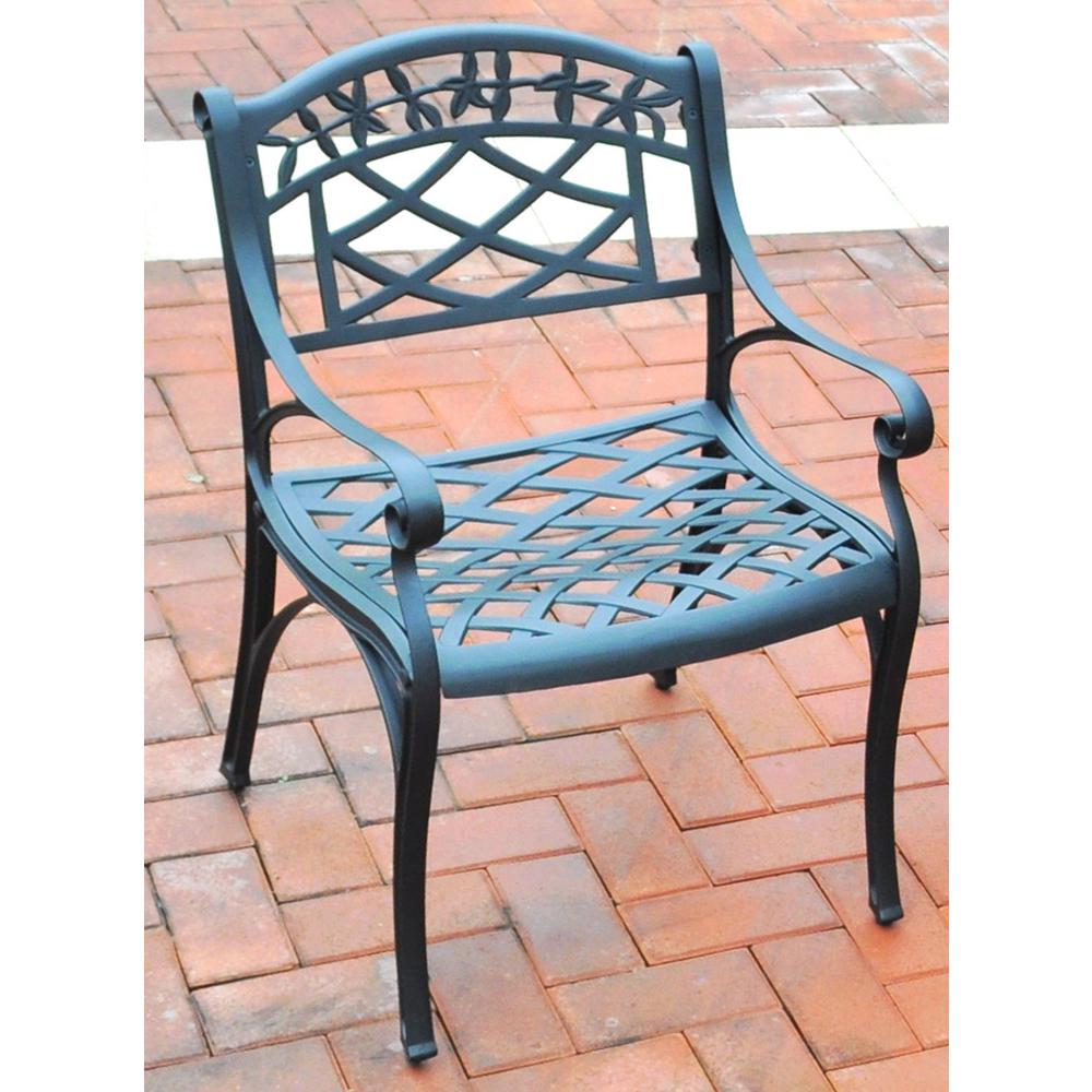 Sedona 2Pc Cast Aluminum Outdoor Chair Set - 2 Armchairs