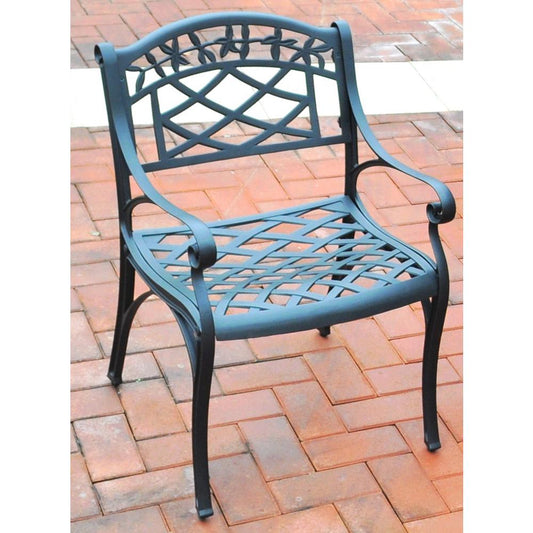 Sedona 2Pc Cast Aluminum Outdoor Chair Set - 2 Armchairs