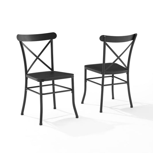 Astrid 2Pc Indoor Outdoor Dining Chair Set - 2 Chairs