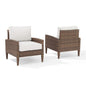 Capella 2Pc Wicker Outdoor Chair Set - 2 Armchairs