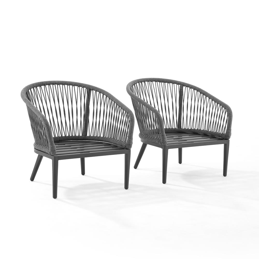 Dover 2Pc Indoor Outdoor Chair Set - 2 Armchairs