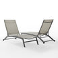 Weaver 2-Piece Outdoor Chaise Lounge Set - 2 Lounge Chairs