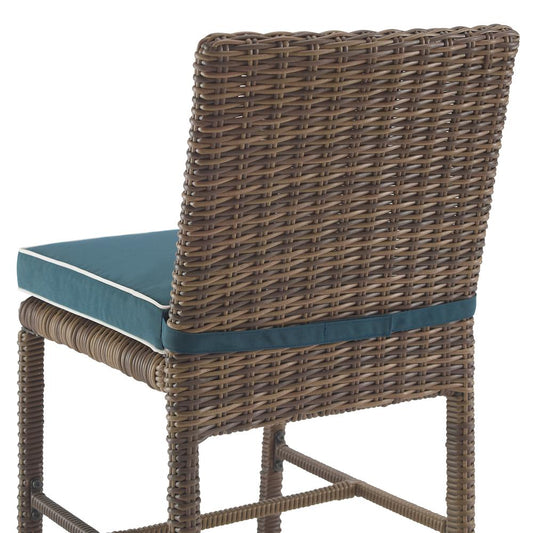Bradenton 7Pc Wicker Outdoor Dining Set - Dining Table & 6 Dining Chairs