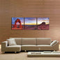 SENIK Declicate Arch 3-Panel MDF Framed Photography Triptych Print, 72 x 24-in