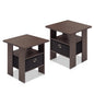 Petite End Table Bedroom Night Stand, Set of Two