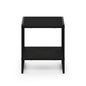CAMNUS Night Stand, 2-Tier Metal Frame Nightstand with Open Shelf, Americano