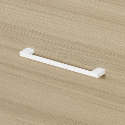 Munich 2-Drawer Nightstand, White and Soft Elm