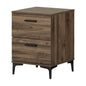 Musano Nightstand, Natural Walnut