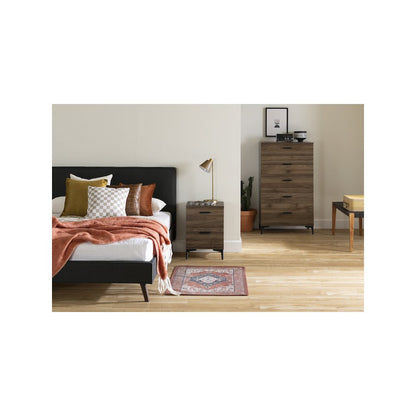 Musano Nightstand, Natural Walnut