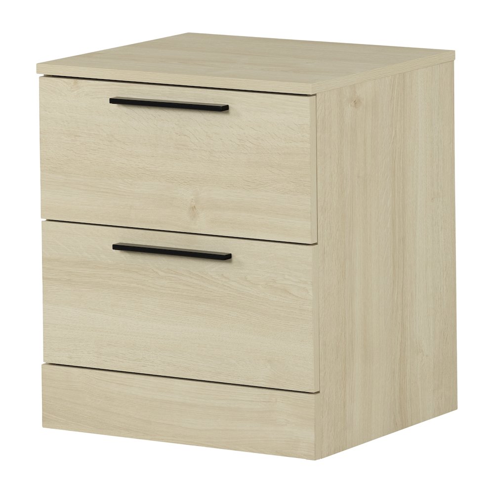 Step One Essential Nightstand, Bleached Oak