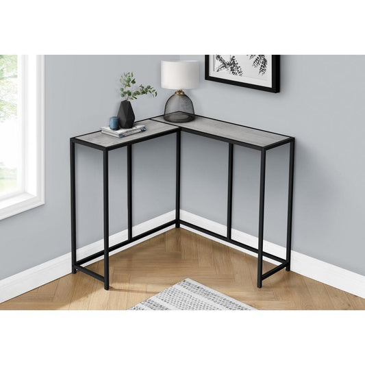 Accent Table, Console, Entryway, Narrow, Corner, Living Room, Bedroom, Grey