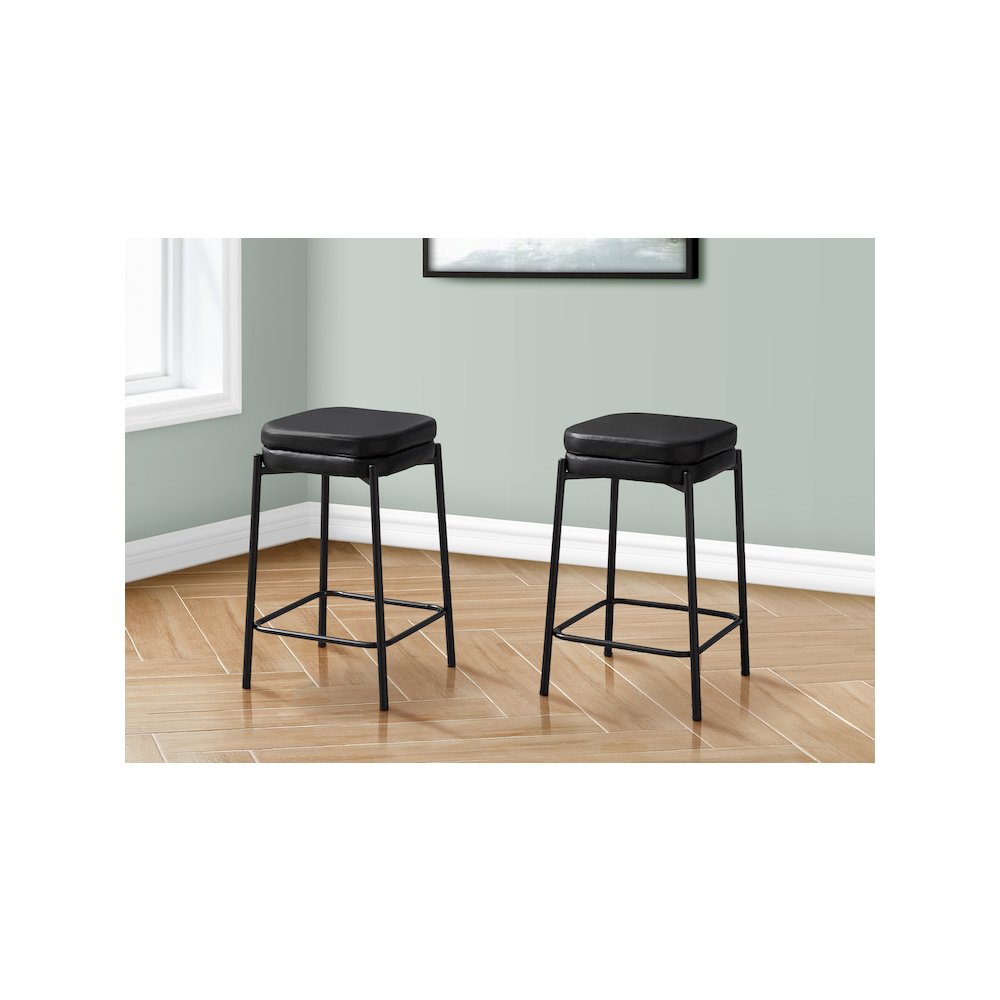 Barstool, Counter Height, Set Of 2, Kitchen
