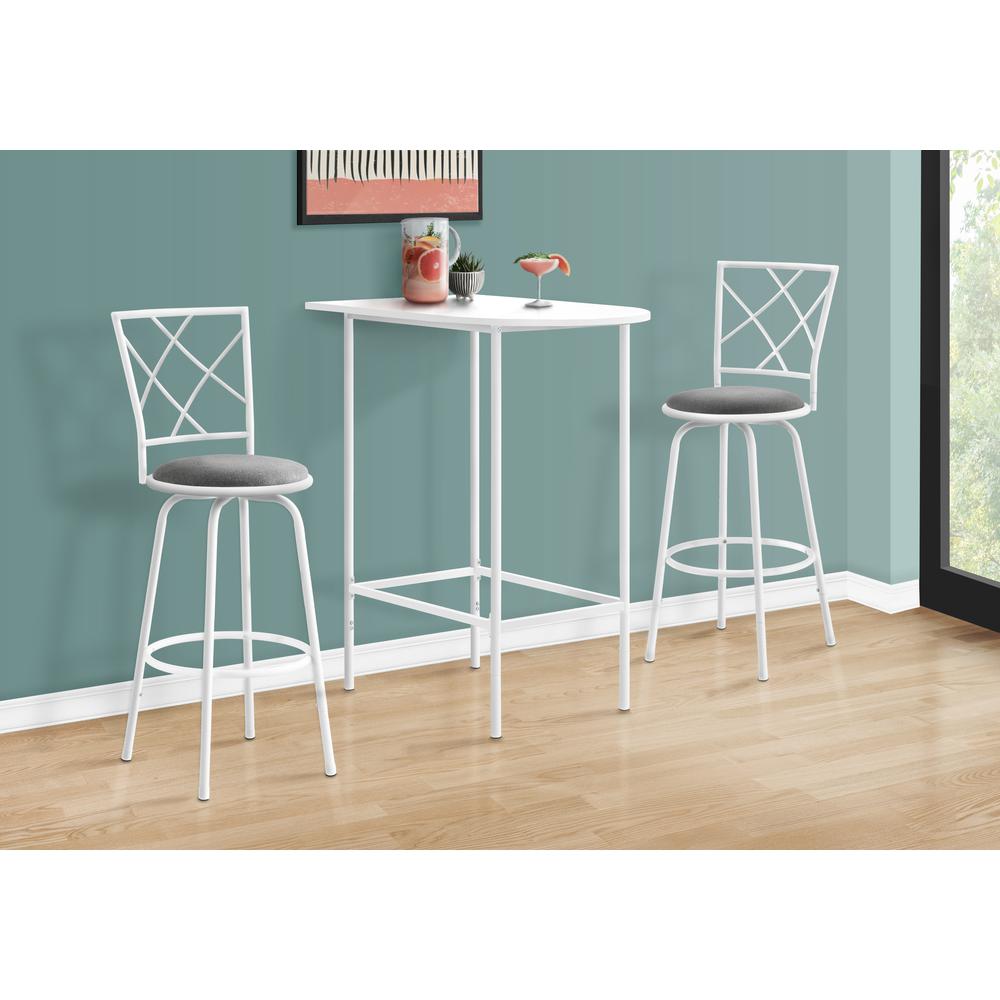 Home Bar, Bar Table, Bar Height, Pub, 36 Rectangular, Small, Kitchen, White