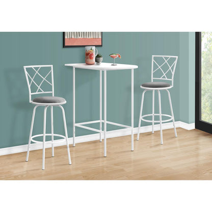 Home Bar, Bar Table, Bar Height, Pub, 36 Rectangular, Small, Kitchen, White