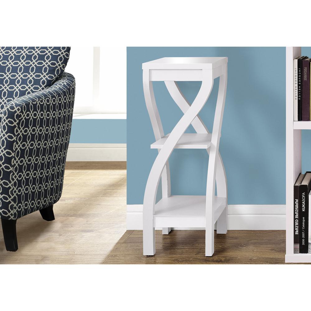 Accent Table, Side, End, Plant Stand, Square, Living Room, Bedroom