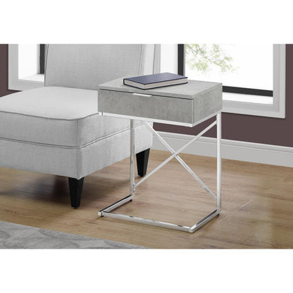 Accent Table, Side, End, Nightstand, Lamp, Storage Drawer, Living Room, Bedroom