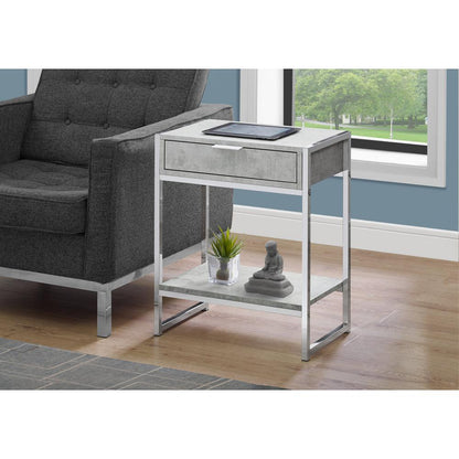 Accent Table, Side, End, Nightstand, Lamp, Storage Drawer, Living Room, Bedroom