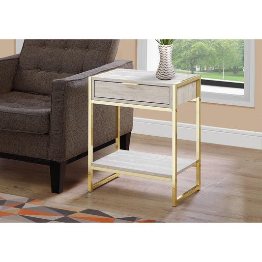Accent Table, Side, End, Nightstand, Lamp, Storage Drawer, Living Room, Bedroom