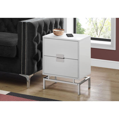 Accent Table, Side, End, Nightstand, Lamp, Storage Drawer, Living Room, Bedroom