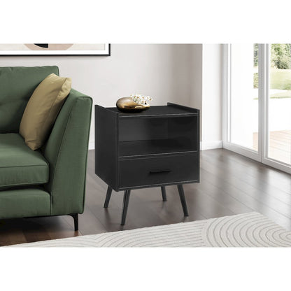 Accent Table,  Living Room, Black Laminate, Contemporary, Modern
