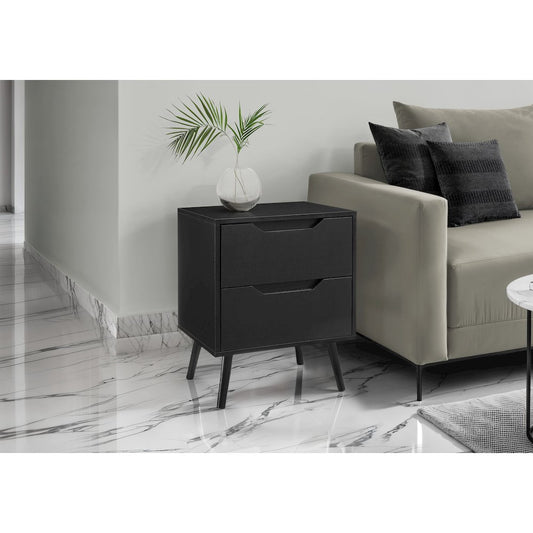 Accent Table,  Living Room, Black Laminate, Modern, Contemporary