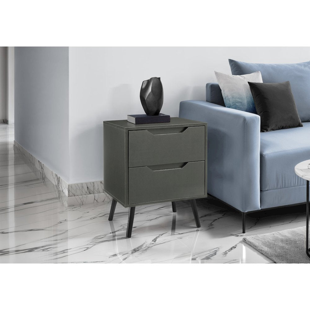 Accent Table,  Living Room, Grey Laminate, Modern, Contemporary