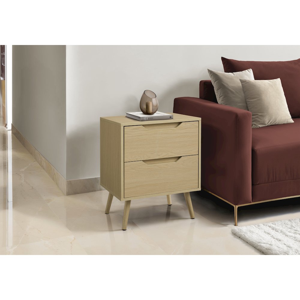 Accent Table,  Living Room, Natural Laminate, Modern, Contemporary