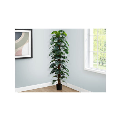 Artificial Plant, 83" Tall, Monstera Tree, Floor, Indoor