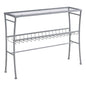 Accent Table, Console, Entryway, Narrow, Sofa, Living Room, Bedroom, Clear